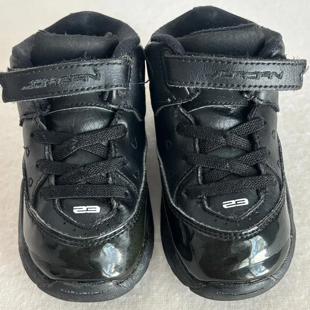 Nike Air Jordan Triple Black B'Loyal Toddler Basketball Sneakers Size 7C
